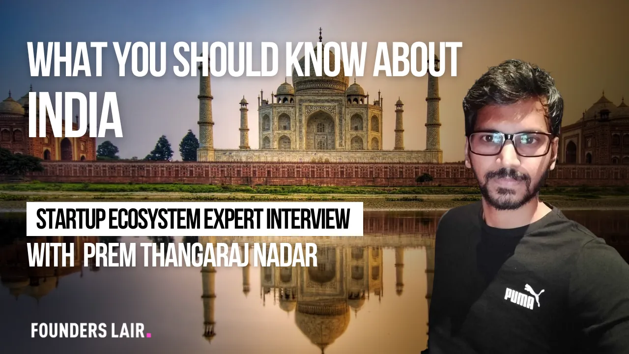 Startup India interview Prem Nadar